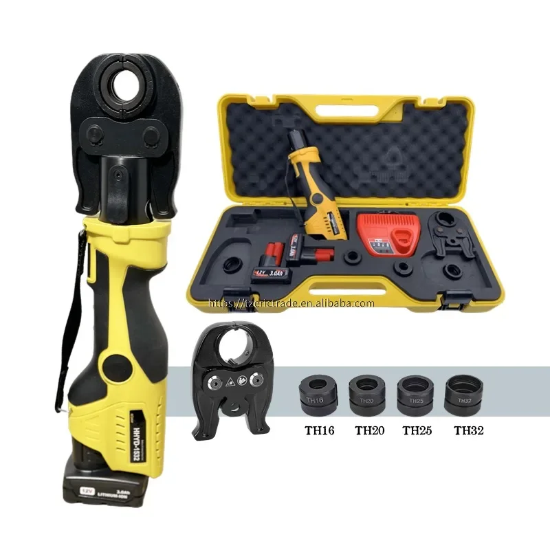 

1525 Vertical Pipe Pro Press plumbing tool kit,battery powered Copper pipe PEX SS pipes crimping tool HVAC Pressing Machine