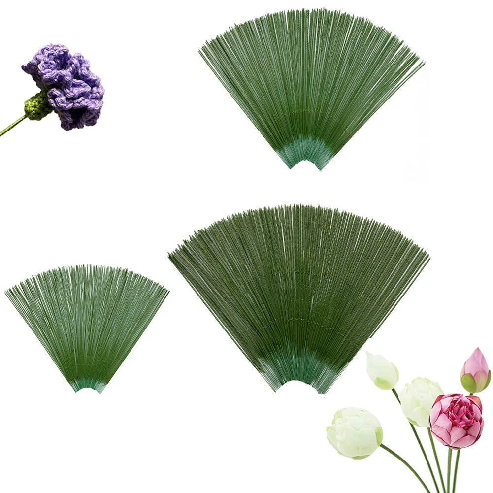 

100pcs Artificial Flower Stem Simulation Flexible Bendable Flower Wedding Decoration Dropship