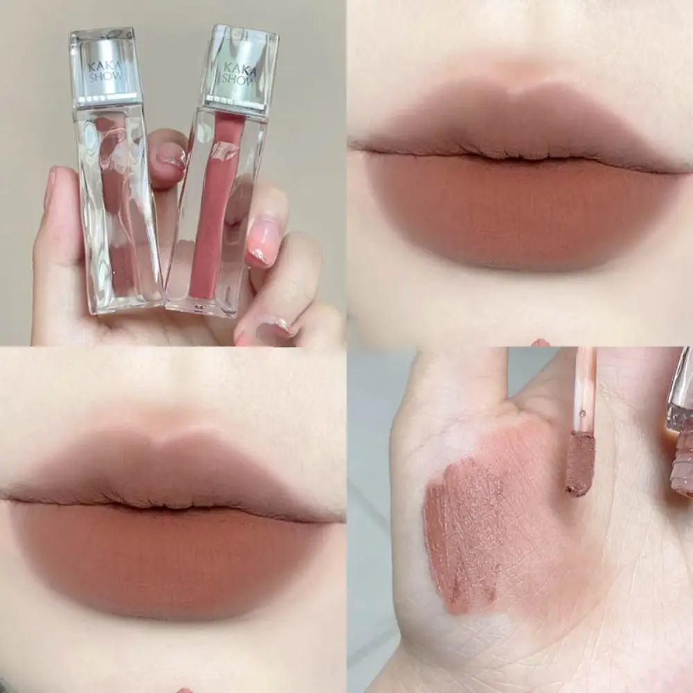 Waterdicht Transparant Water Gloss Lip Glazuur Langdurige Non-Stick Cup Matte Mist Lippenstift Zweetbestendig Helder En Hydraterend