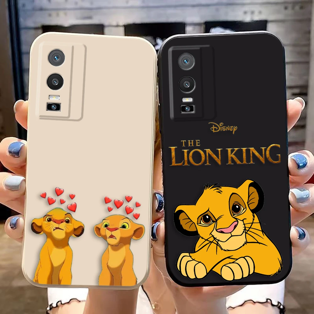 The Lion k-King Hakuna Matata Case For VIVO Y02 Y02S Y15S Y16 Y17 Y19 Y20 Y21 Y22 Y22S Y28 Y35 Y36 Y50 Y51 Y72 Y76 Y100 Y91 Case