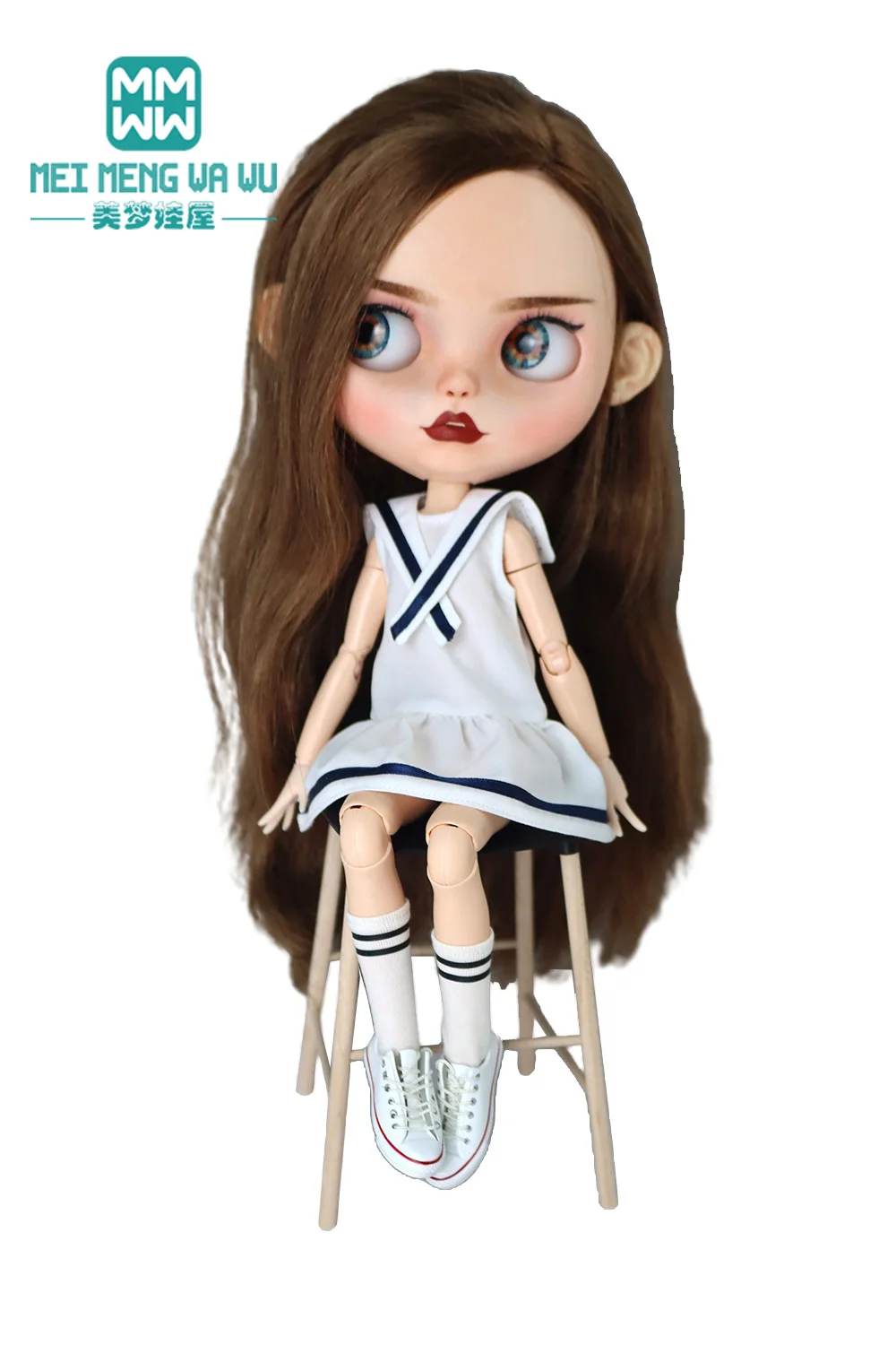 Blyth Azone OB22 OB24 – accessoires de poupée, uniforme de marin à la mode, uniforme d'école, jupe en Denim, jouets cadeaux