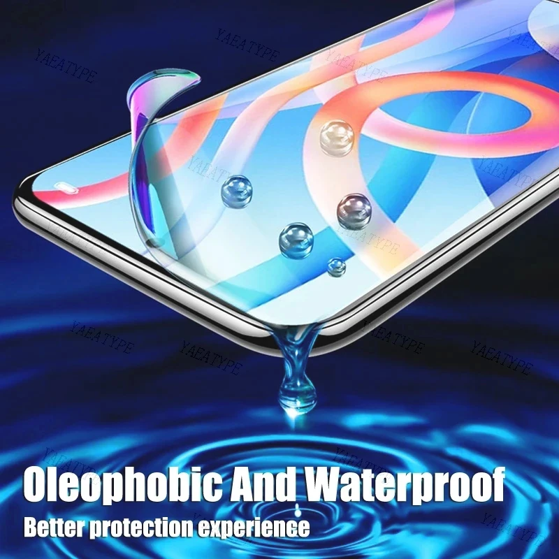 5PCS Hydrogel Film Für Xiaomi Poco X5 X4 X3 F5 Pro Screen Protector Für Poco M5 M5S M3 m4 M6 Pro F3 F4 GT Schutz Film – Detail 3