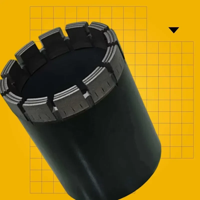 Impregnated Diamond Carbide Core Drill Bit NQ HQ PQ Forged Well Drilling High Matrix Height Rock Cutting