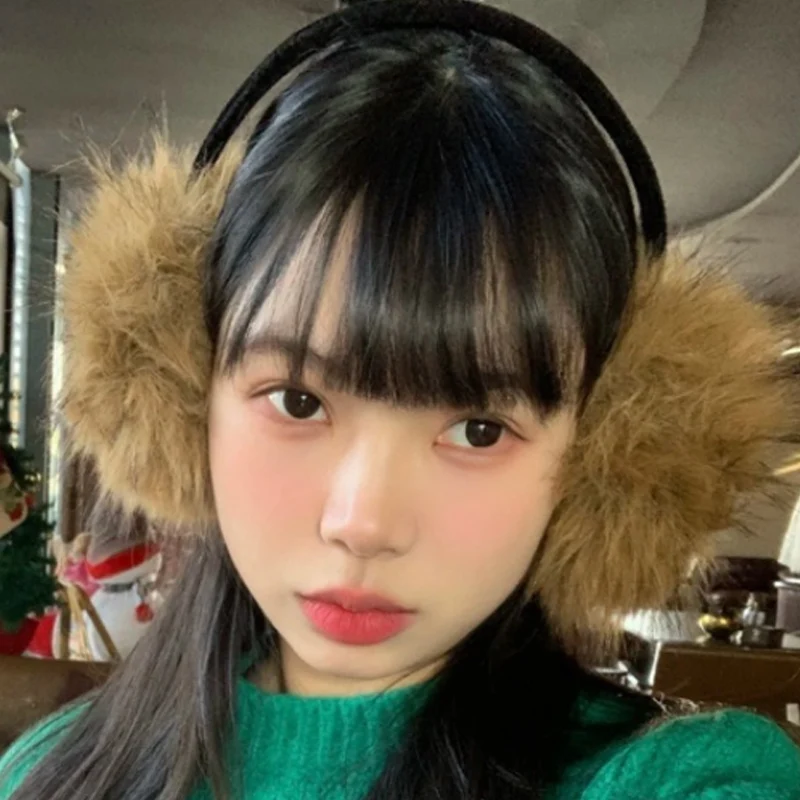 

Модные наушники из норкового меха, зимние теплые уличные грелки для ушей, головные уборы из натурального меха, морозостойкие защитные наушники, плюшевые чехлы для ушей