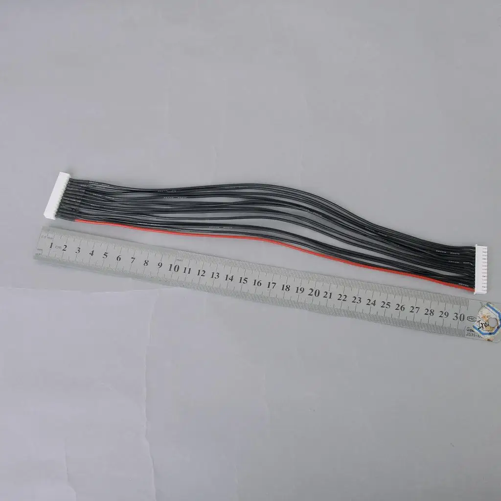 10pcs JST-XH 12S Lipo Balance Extension Cable 30cm for RC Car Helicopter