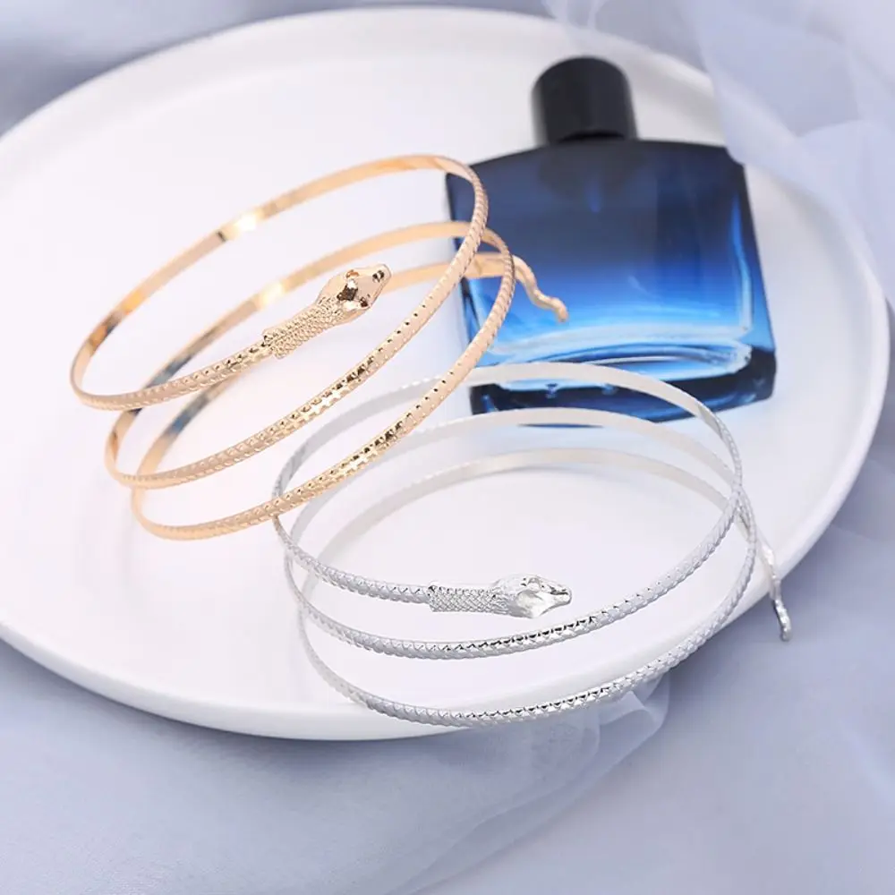 Ouverture argent métal brassard ensemble réglable feuilles dorées bras manchette Bracelets brassard alliage géométrie bras Bracelet bras accessoires