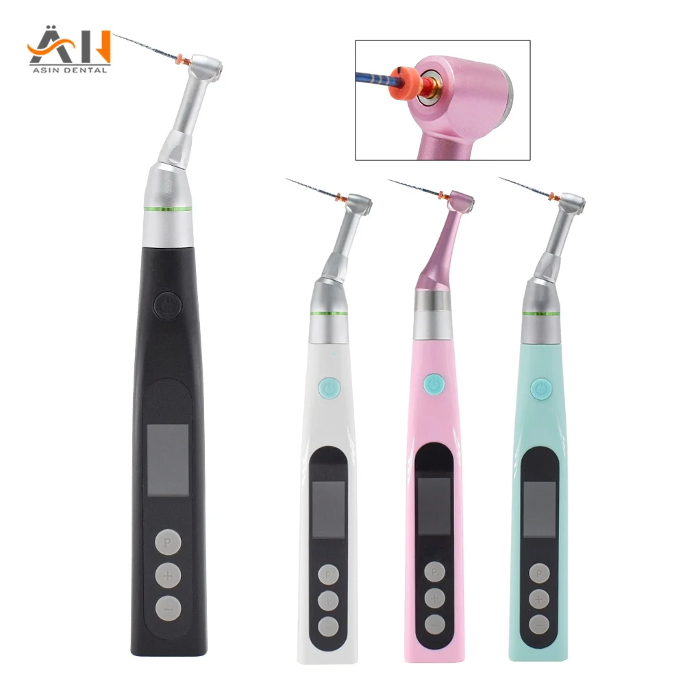 16:1 Reduction Contra Angle Dental Endo Motor Endodontic Treatment Root Canal Therapy Colorful Wireless Dental Equipment