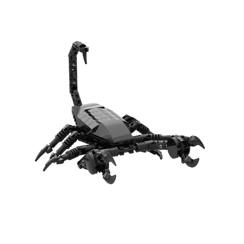 

MOC Black Scorpion Bricks Insect World Poisonous Black Scorpion Building Blocks Model Assembly Toys Kids DIY Birthday Gifts