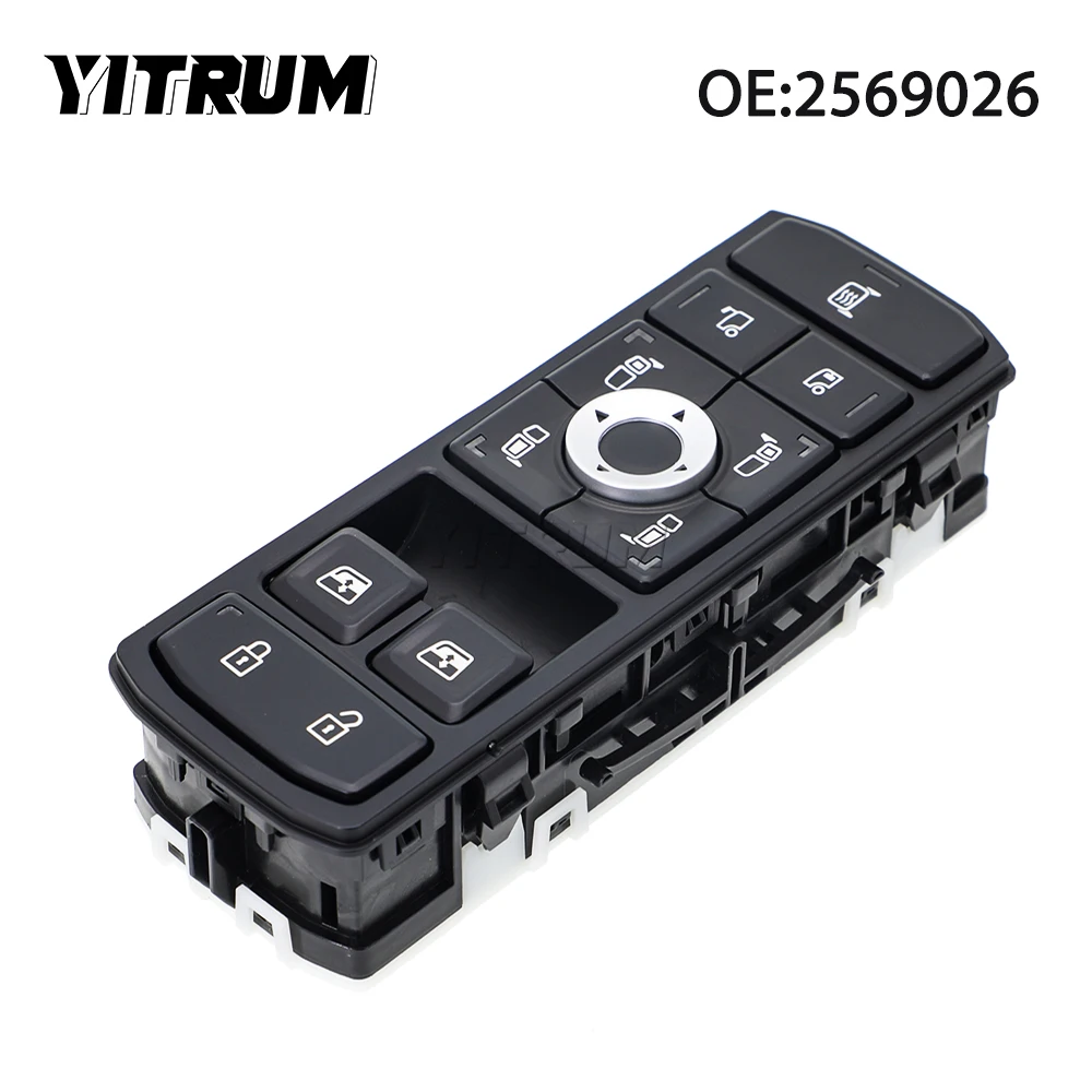 YITRUM 2569026 Power Master Window Switch For Scania R S NGT Truck