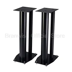 2 Pcs 30-80cm Speaker Stand Household Audio Bracket Surrounding Sound Box Bracket Metal Subwoofer Holder Stand for Living Room