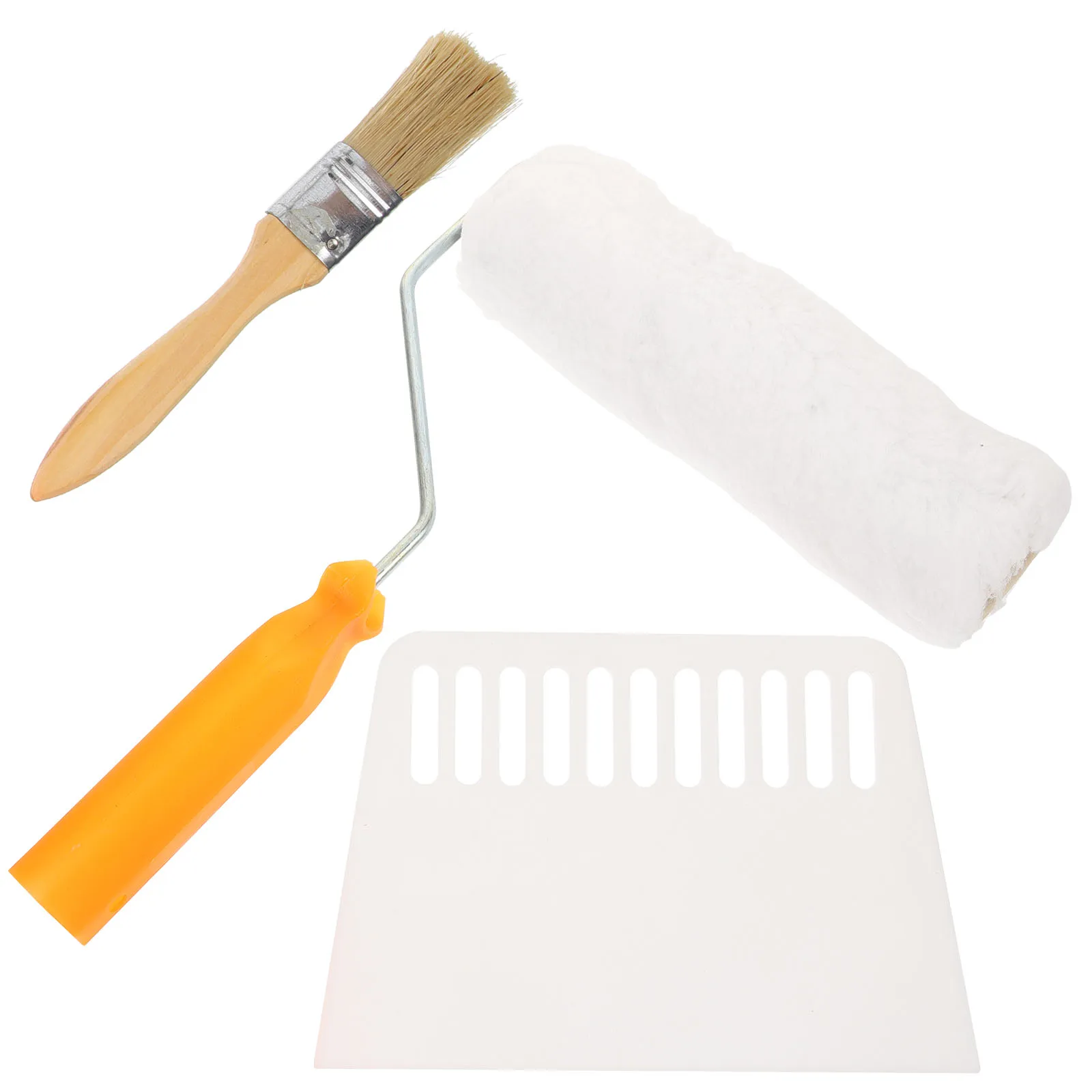

3pc Wallpaper Tool Kit Smoothing Roller Scraper Seam Pressing Tools for Peel Stick Home Car Decoration Wall Painting