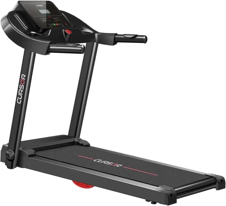 Home Folding Treadmill with Pulse Sensor 2.5 HP Quiet Brushless 7.5 MPH 265 LBS Capacity