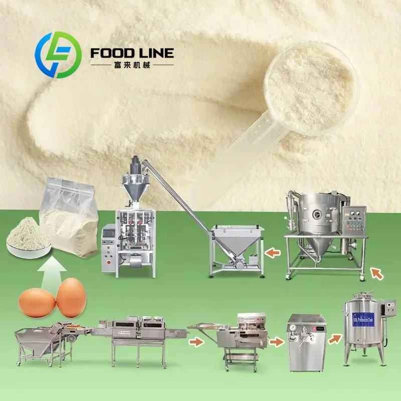 Large Scale Egg White Powder Production Line Whey Hydrolyzed Making for Plant Protein Snack Food Customize