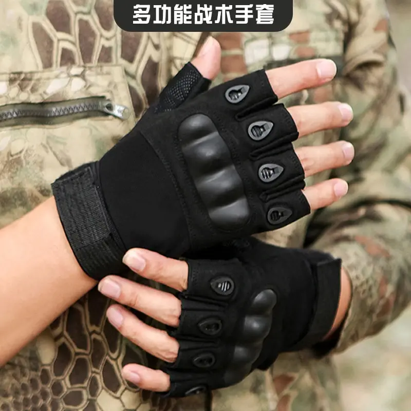 Half Finger Men's Gloves Outdoor Military Tactical Gloves Sports Shooting Hunting Airsoft Motorcycle Cycling Gloves