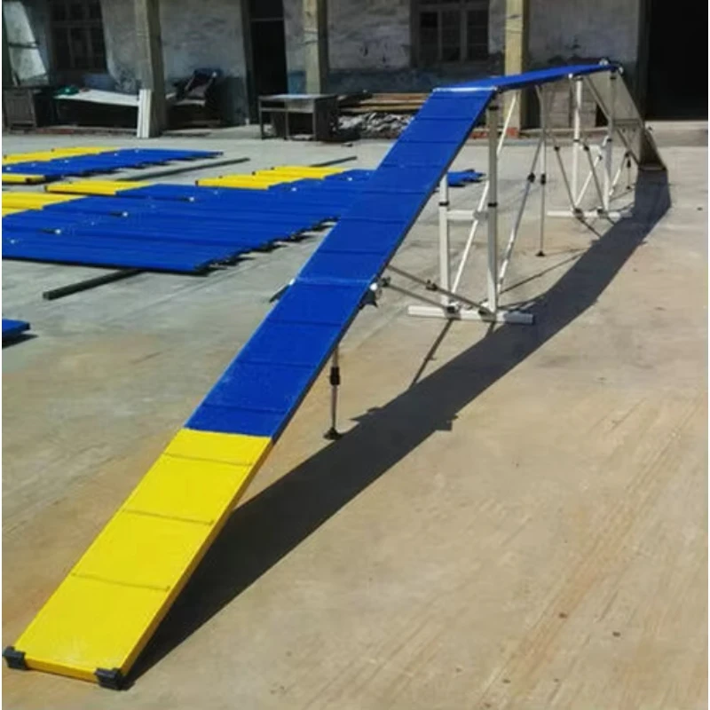 

Professional outdoor dog park equipment long ramp walking log bridge agility training obstacle waterproof dog race training