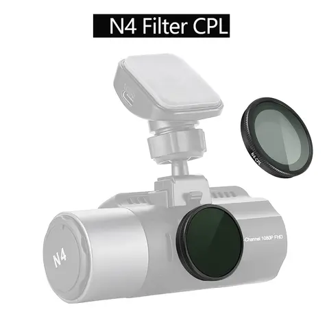 for Vantrue N4 CPL Filter HD Lens Dust Protection Anti Glare CPL Filter