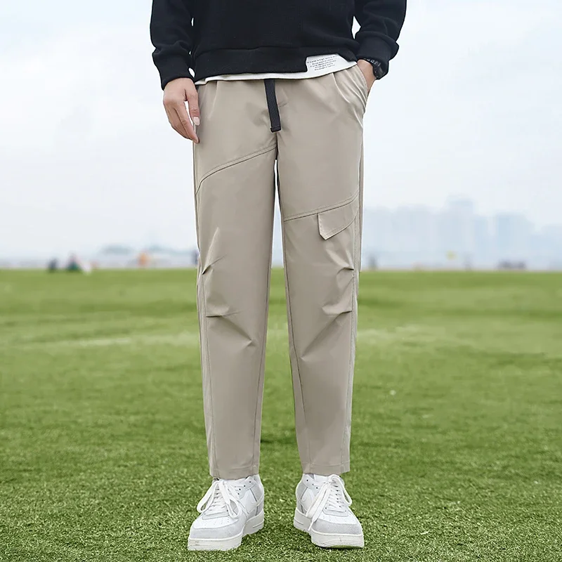 

﻿ Outdoor Men's High-quality Sports Leisure Four Season Simple Pants Comfortable Loose Breathable Fashionable Soft Work Pants