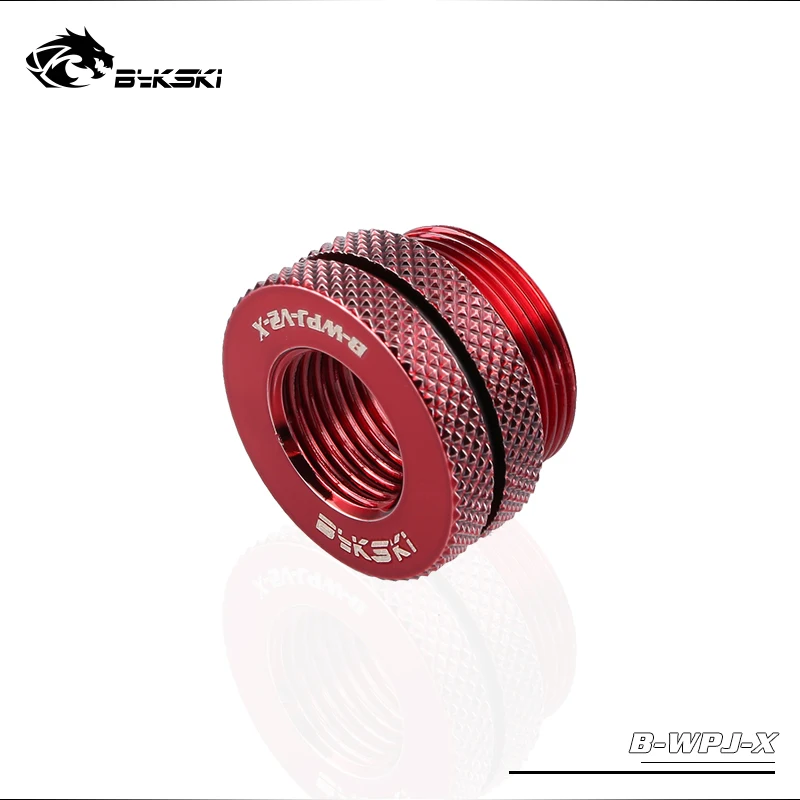 

BYKSKI Add Liquid Through Case G1/4" Connection Docking Multi-purpose Mini Docking Seat Interface Water Cooler Accessories Red