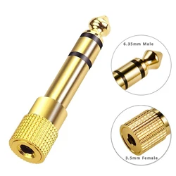 6.5mm to Jack 3.5mm Microphone Audio Plug for Amplifier Headphone Electric Guitar Adapter Aux Cable 3.5 Jack 6.35 Converter