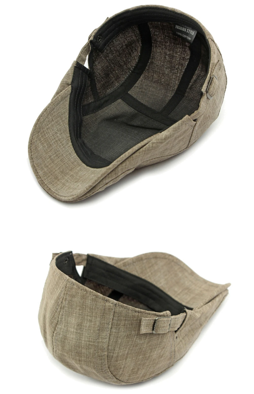 HT4676 Herren- und Damen-Baskenmützen – Neue Frühling/Sommer-Sonnenkappen, Künstler- und Malermützen, Unisex Ivy Flat Caps, Verstellbare Leinen-Baskenmützen – Detail 13