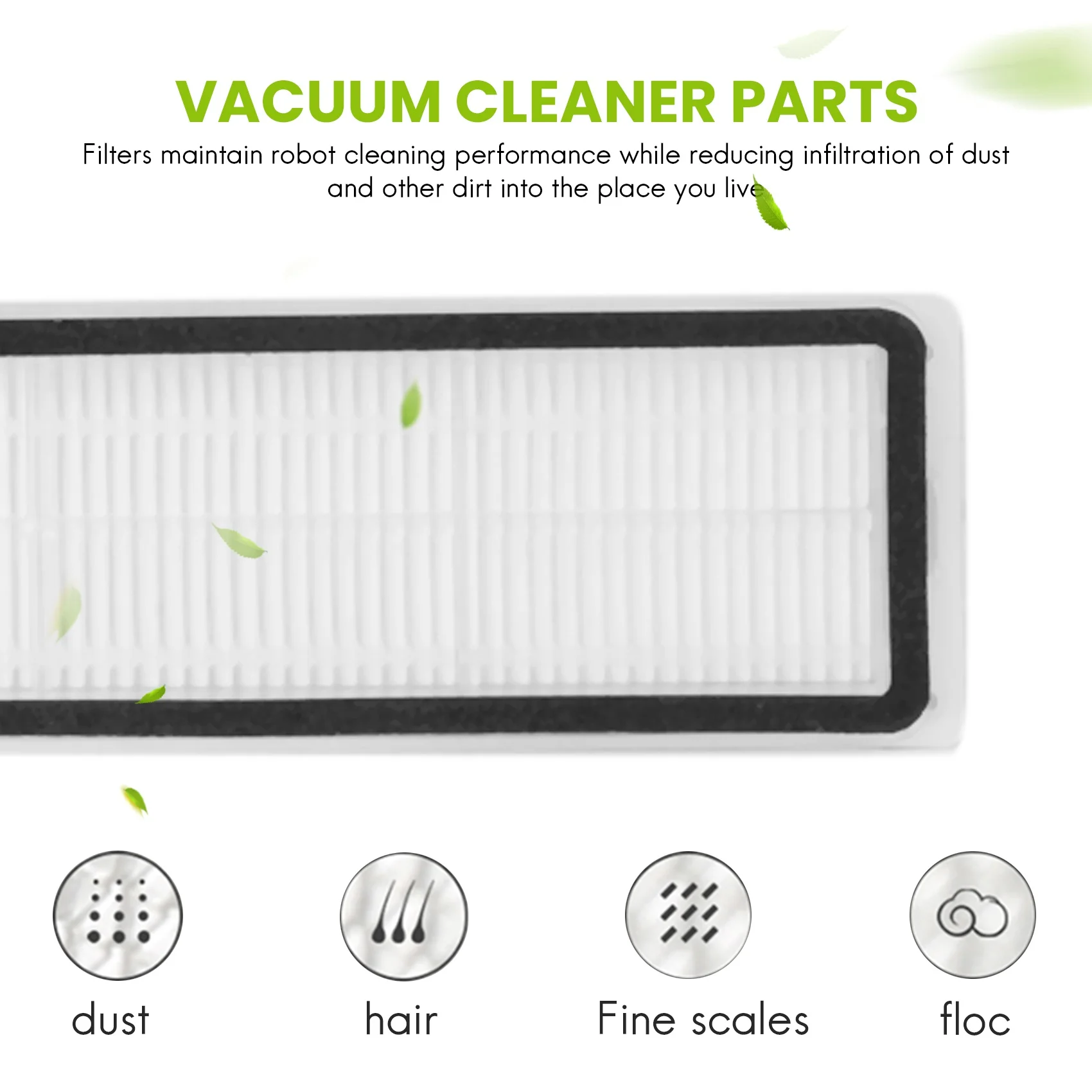 M14K10 قطعة فرشاة رئيسية فرش جانبية مرشحات لشاومي Mijia 1C STYTJ01ZHM جهاز آلي لتنظيف الأتربة أجزاء الملحقات