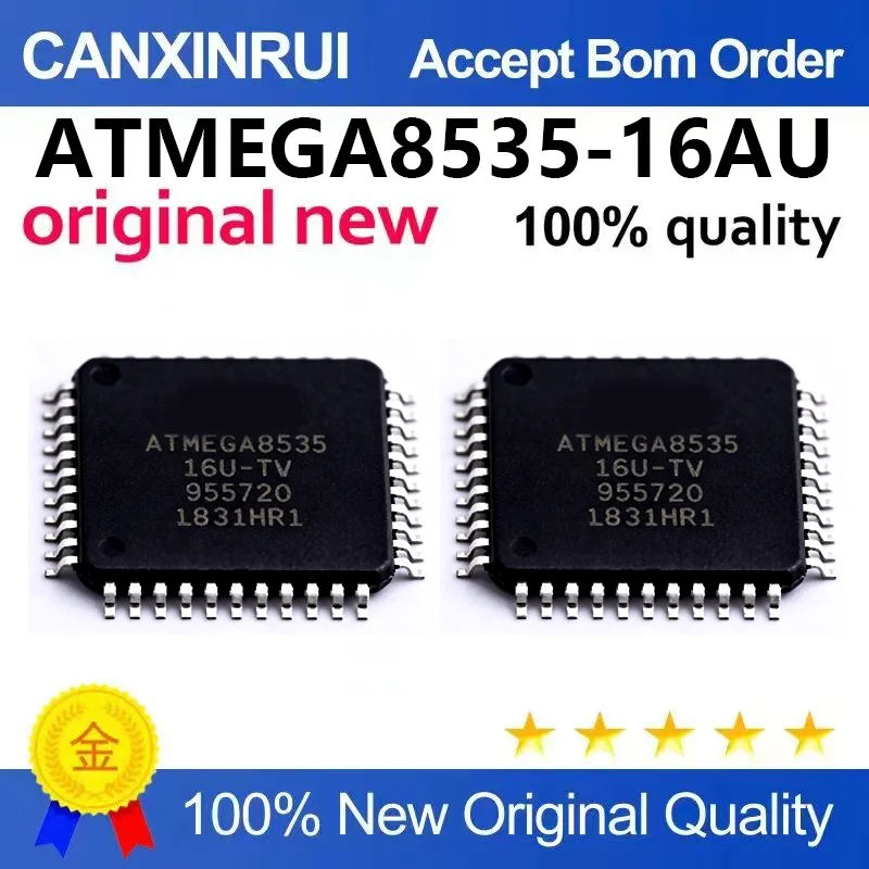 （5pcs-100pcs）Brand new original ATMEGA8535-16AU microcontroller chip package: TQFP44