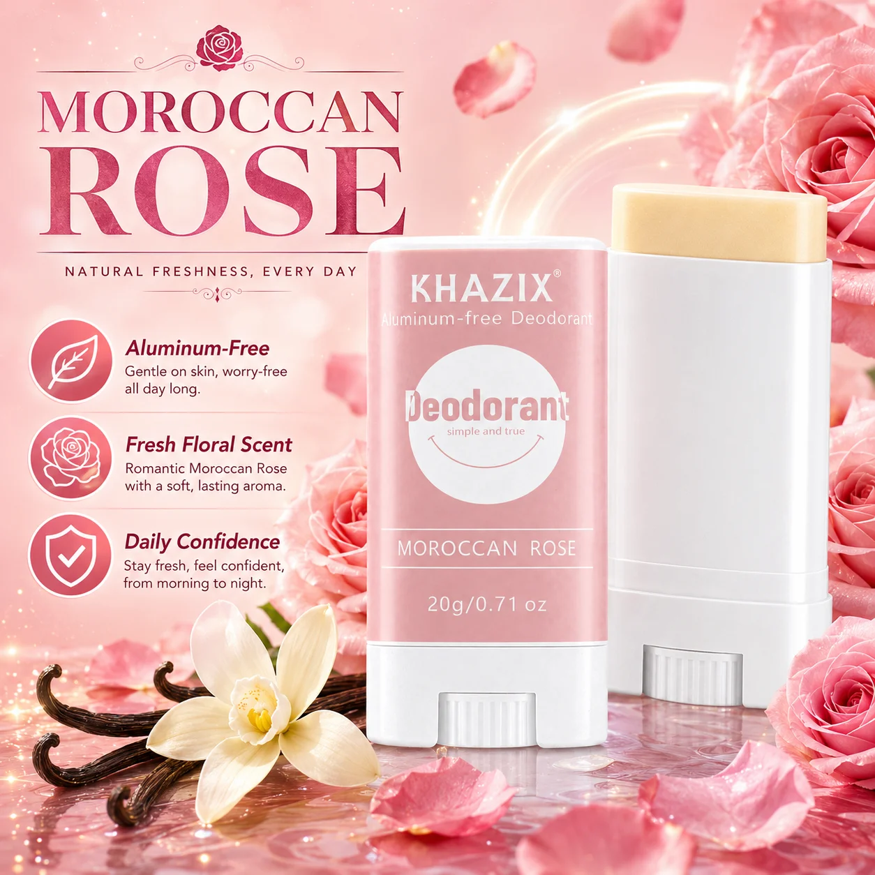 Underarm Deodorant Stick|Dual-Active Odor Fighting Formula|Shea Butter & Essential Oils Infused|Gentle Long-Lasting Freshness.Bo