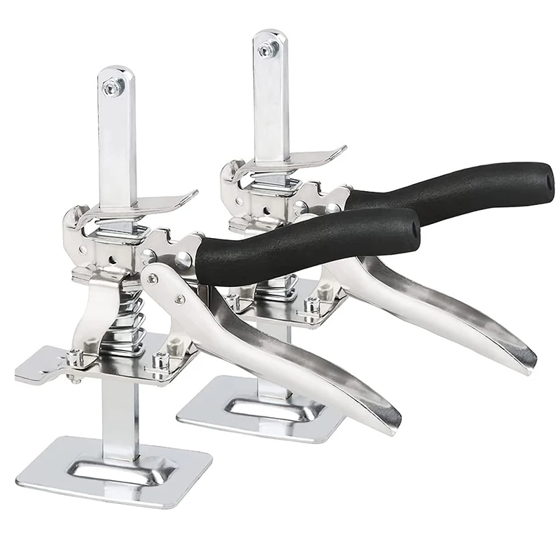 Labor Saving Arm Jack, Multifuncional Lifter Móveis, Jacks para instalar armário e porta, carregando, 8 ", 2pcs