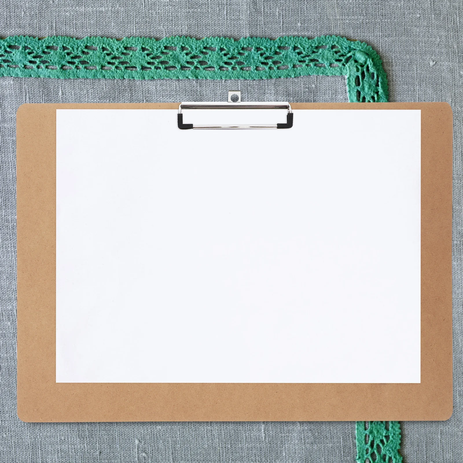 

1Pcs A3 Clipboard Writing Board Metal Clip Horizontal Writing Clipboard for Home Office Clip Board