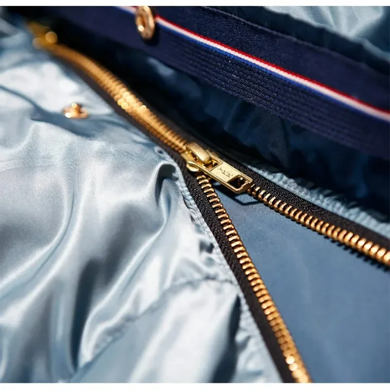 겨울 의류 90 화이트 오리 다운 코트 두꺼운 긴 하이 엔드 다운 재킷 여성