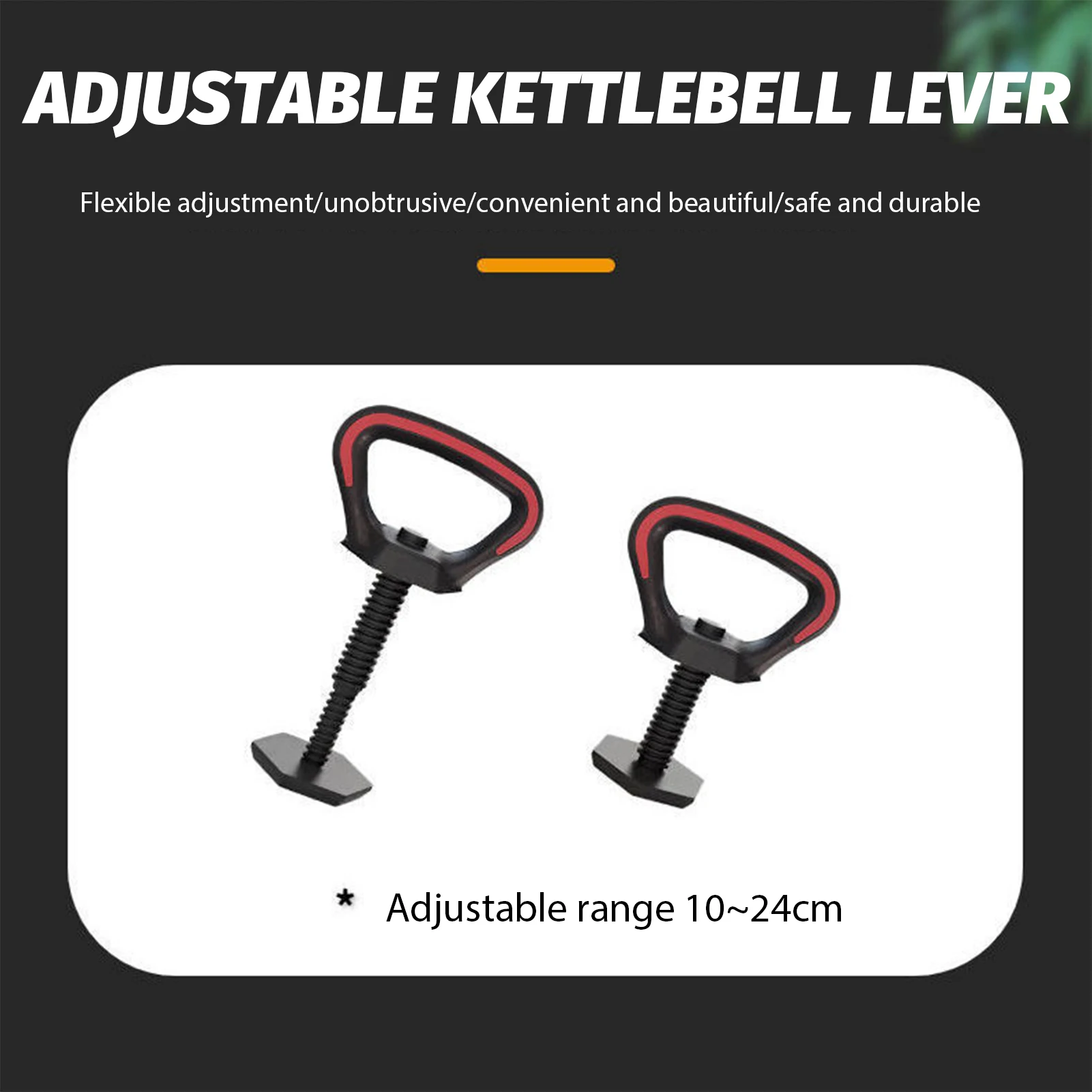 Fitness Adjustable Metal Kettlebell Handle for Weight Plates Arm Strength Workout Kettle Bell Grip Dumbbell