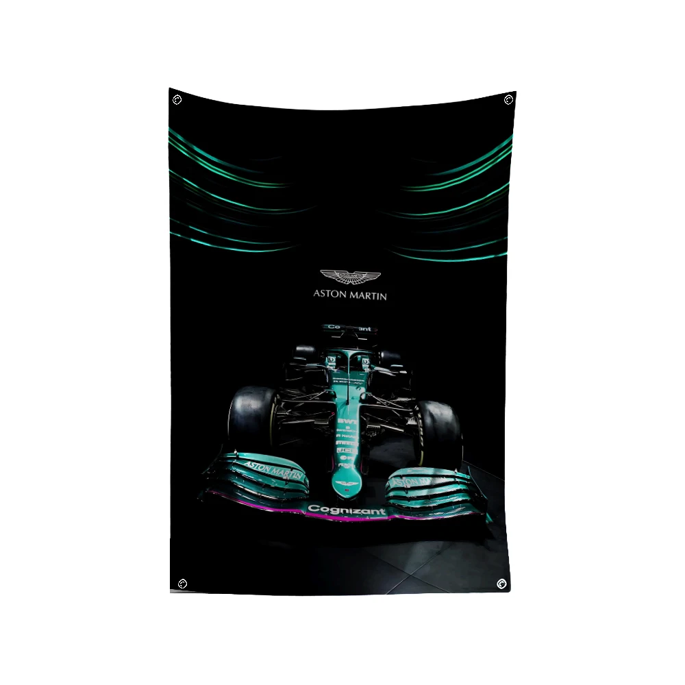 3x5 Ft F1 Astons Martins Racing Alonsos 14 Flag Polyester Digital Printing Banner For Garage or Out door Decoration