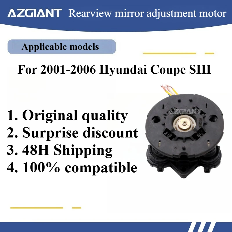 

Azgiant Car rearview mirror lens glass adjustment motor module for 2001-2006 Hyundai Coupe SIII Original replacement parts