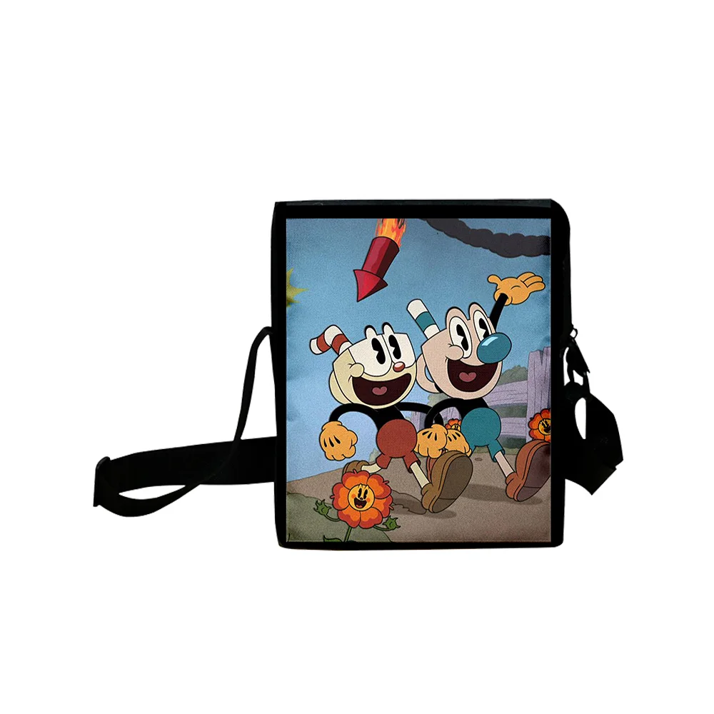 The Cuphead Show Cartooon-Bolso de moda Unisex, bolsa de día, de tela Oxford, 2023