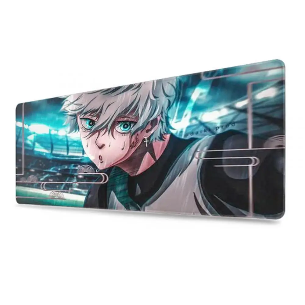 Blue Lock Japan Anime Custom Mousepad Office PC Game Cabinet Keyboard Mouse Pad Laptop Gaming Accessories Desk Mat HD XXL Carpet