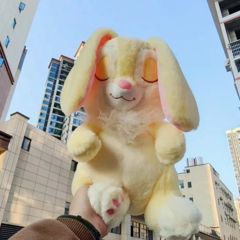 

Мягкая мягкая кукла с изображением кролика Диснея, аниме, плюшевая игрушка, подушка для сна, декор для комнаты, детский подарок на день рождения