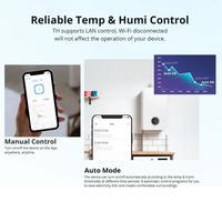 SONOFF TH Origi THR316 16A Wifi Smart Switch Temperature&Humidity Real Time LCD Monitoring Sensor Works With Alexa IFTTT