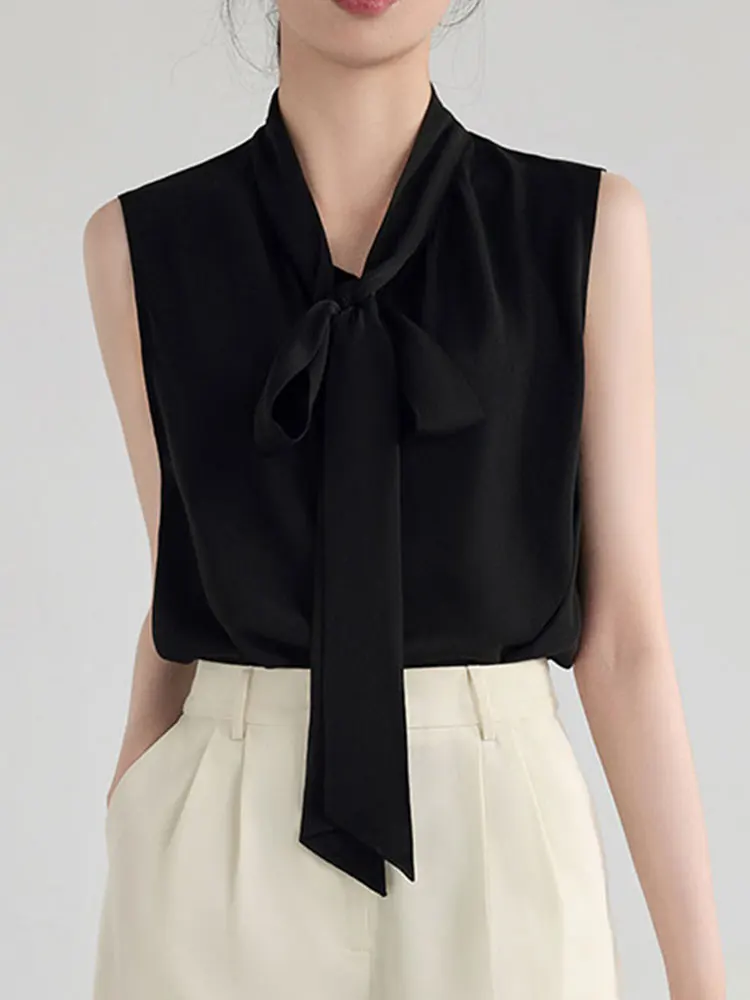 Faionable Svel irt المرأة مريحة ربيع 2025 تصميم بسيط عصري أعلى مادة الحرير الكورية Sle قطع مستقيمة #4