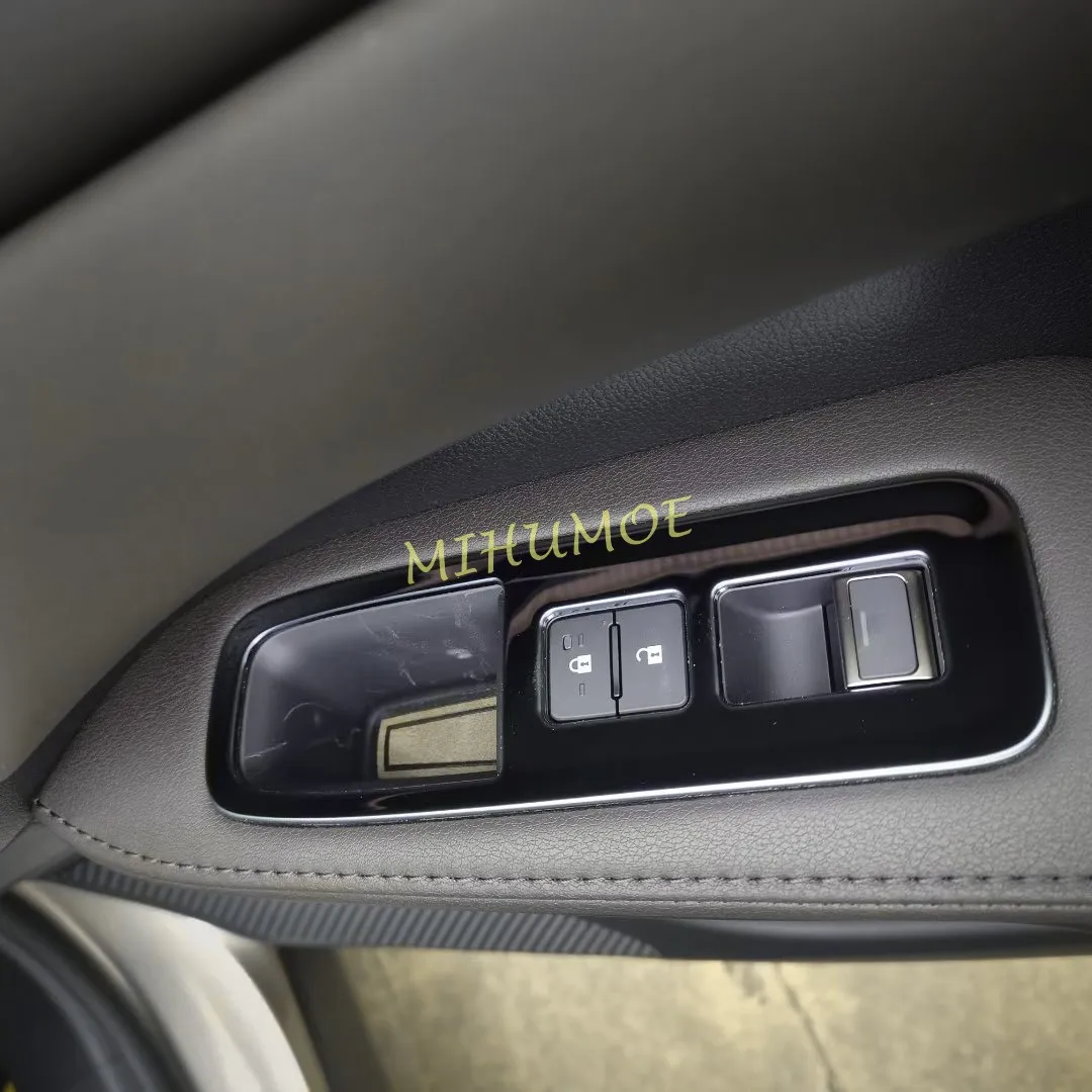 For Lexus RX Glossy Black / Matte Silver Interior Door Window Switch Cover Trims RX350 RX350h RX450h+ RX500h 2023 2024 2025 2026