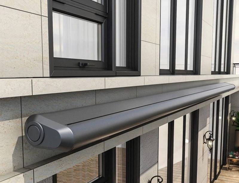 Electric remote control canopy, awning, folding telescopic, villa balcony courtyard