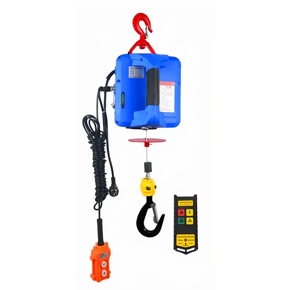 Exclusive version 100-500kg wireless remote control three in one electric hoist 220V cranehousehold small lifting portable crane