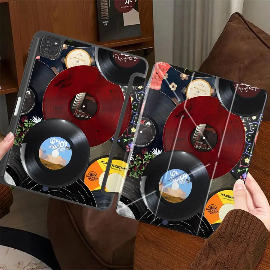 

Holder Cover Tablet Case For iPad Pro 11th 10th 9th 8th 7th 12.9inch Mini 6 7 Air 4 5 M3 M2 M4 11inch Pro 2025 Black Film