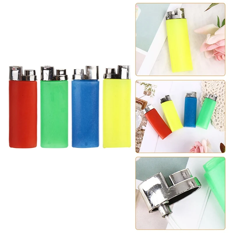 1/2Pcs Water Jet Lighter Prank Toys Tricky April Fools Day Prank Props Joke Toy for Friends Children Gift Random Colors