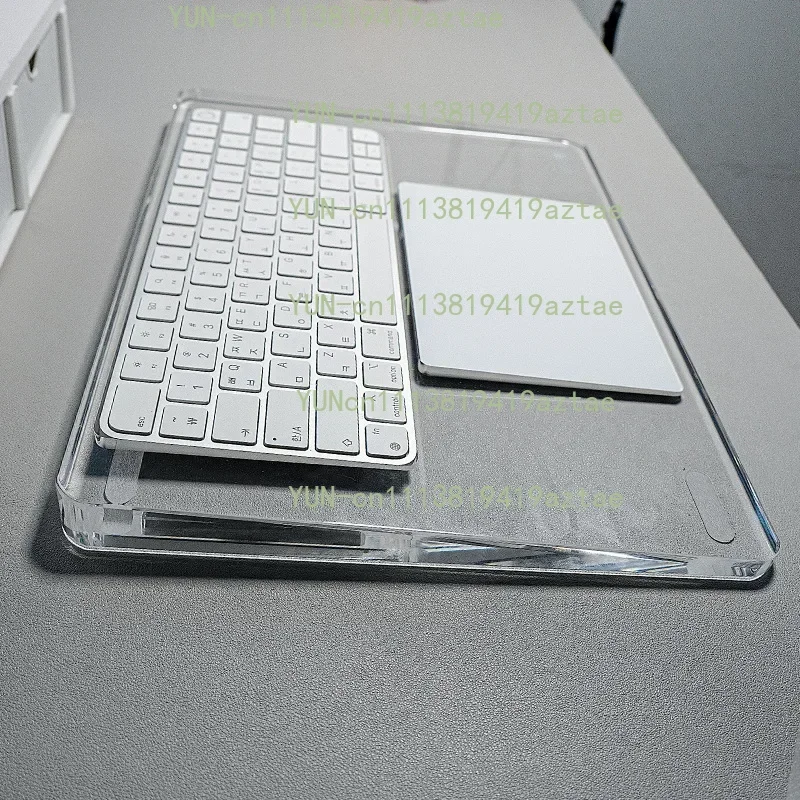 New Wrist Rest For  2 3 Keyboard Base Touch ID Numeric Acrylic Stand Station Transparent Crystal Pad Bracket