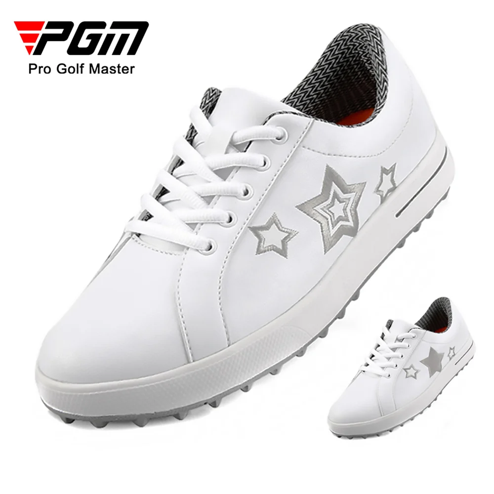 

PGM Golf Shoes Women's Non slip Sports and Leisure Shoes Women's Pentagram Super Fiber Waterproof Shoes Breathable Mesh