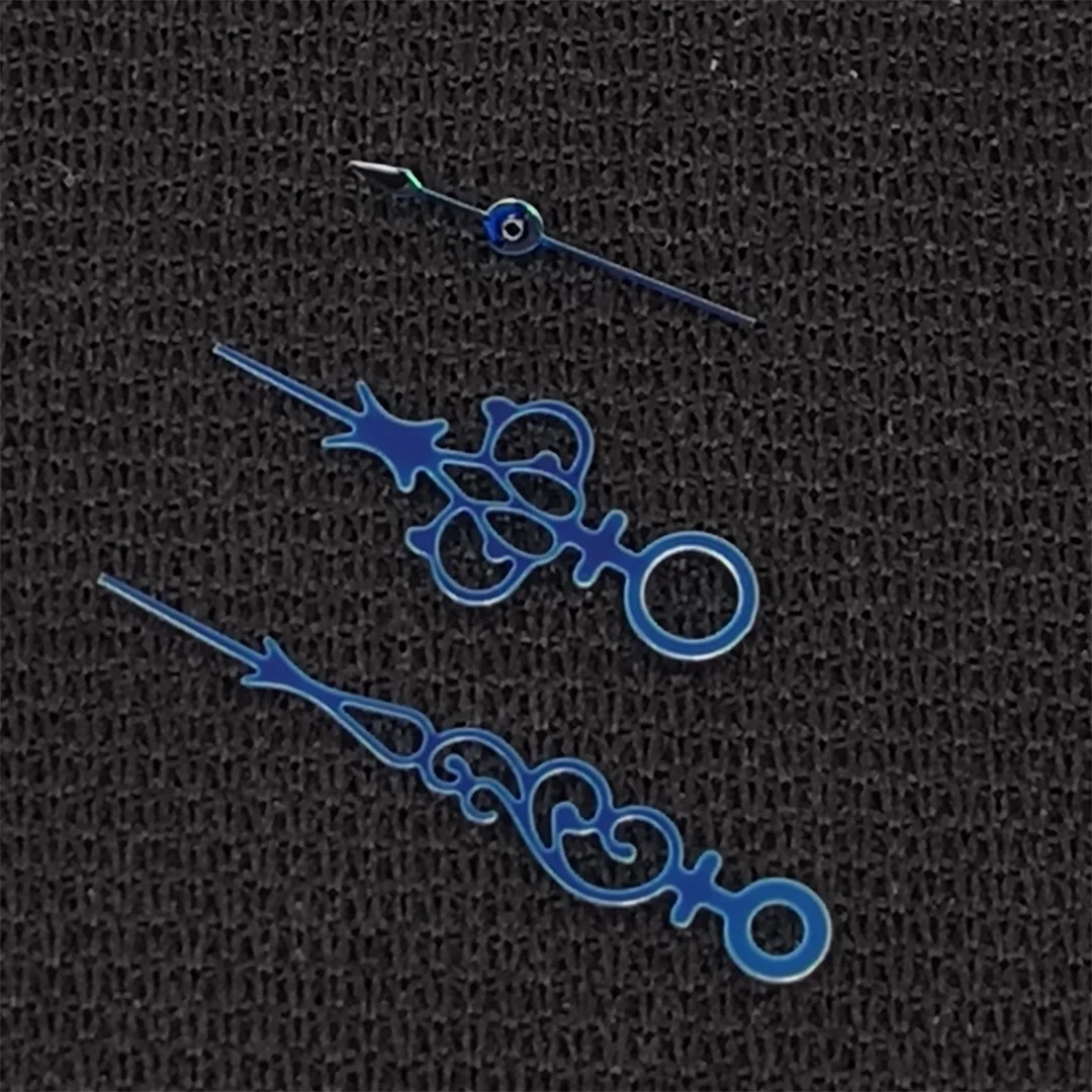

ETA Watch Hands Blue Hollow Snowflake Hands Watch Pointer Watch Parts Tool for ETA6497/ ETA6498/ ST3600 / ST3620 Series Movement
