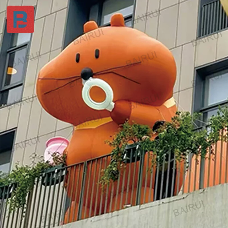 膨脹式リス、泡吹きリス、動物ベースのエアモデル、アウトドア活動のプロモーション装飾