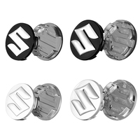 Car Emblem Wheel Center Herb Cap S Loow Lim Cover 4PC For Suzuki Grand Vitara Baleno SX4 Swift Jimmy Alto Samurai Accessories