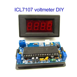 ICL7107 voltmetro Kit fai da te parti DC 5V modulo voltmetro digitale e-learning formazione produzione saldatura parti di esercizio kit fai da te