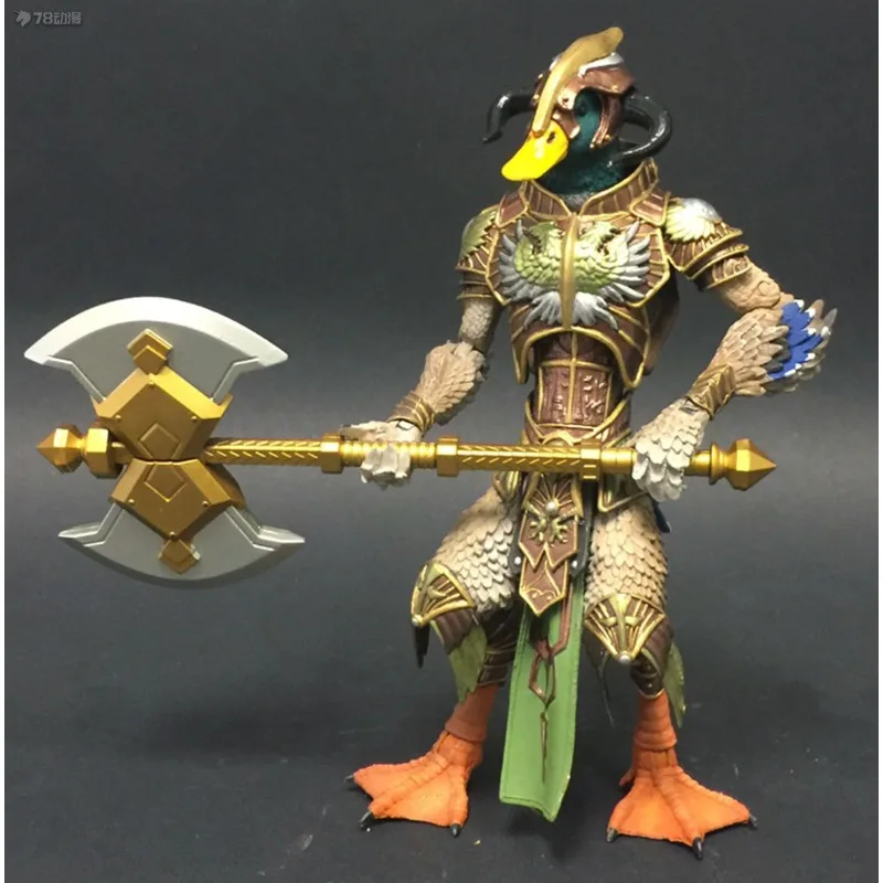 Four Horsemen Studios Genuine Mythic Legions Series Green Headed Duck, Finished Movable Model Toy Collectible Gift for Friends